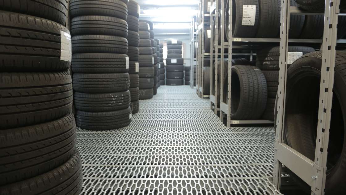 Massive Scale Of Tire Production